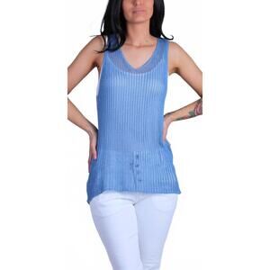 NEW GIGI MODA marina knit tank top in navy